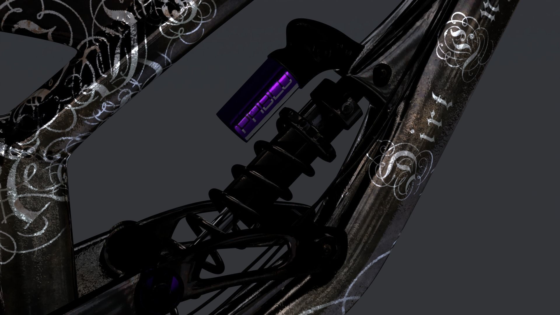 Downhill Mountainbike 3D model_10