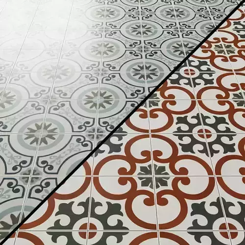 Lapaz Daisy  9x9 Matte Porcelain Tile