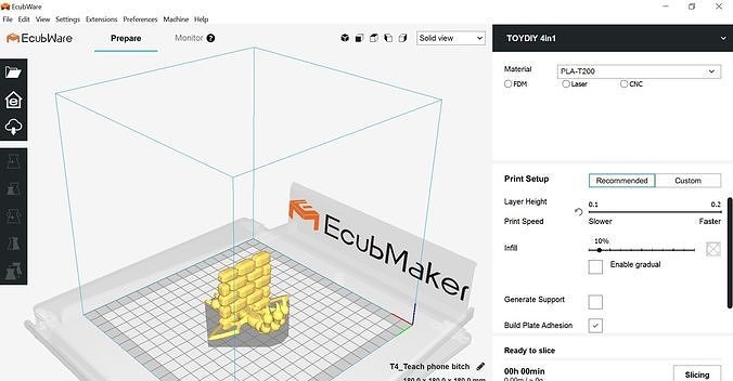 Teach Phone Holder Free 3D print model