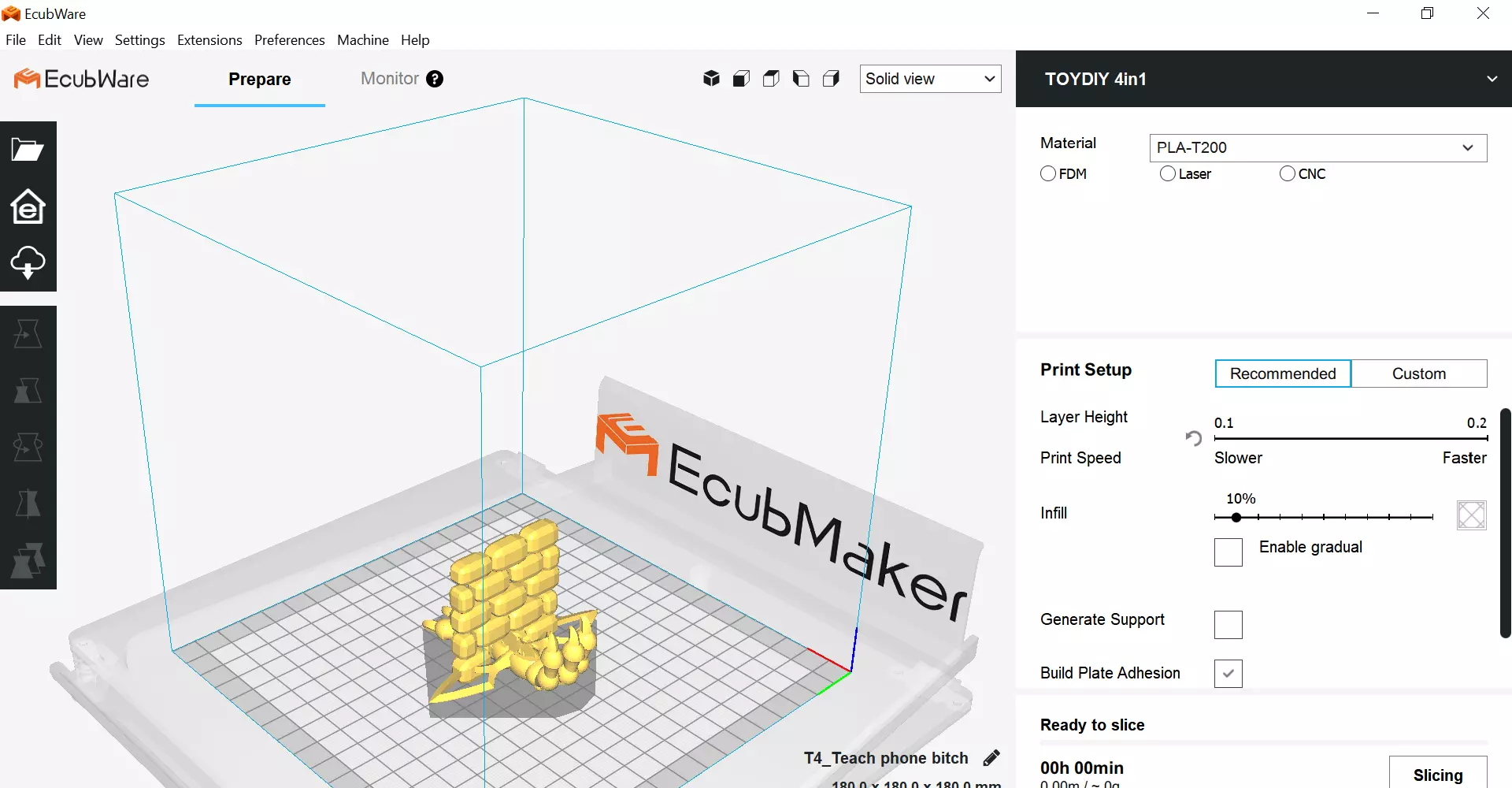 Teach Phone Holder Free 3D print model