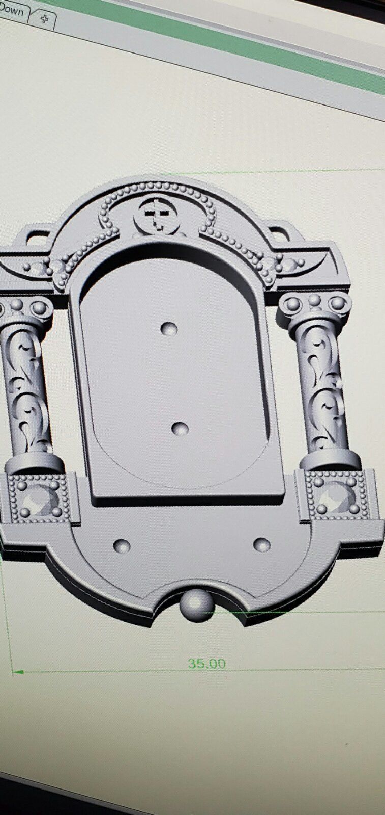 religious icon St Nicholas jewelry pendants  3D print model_4