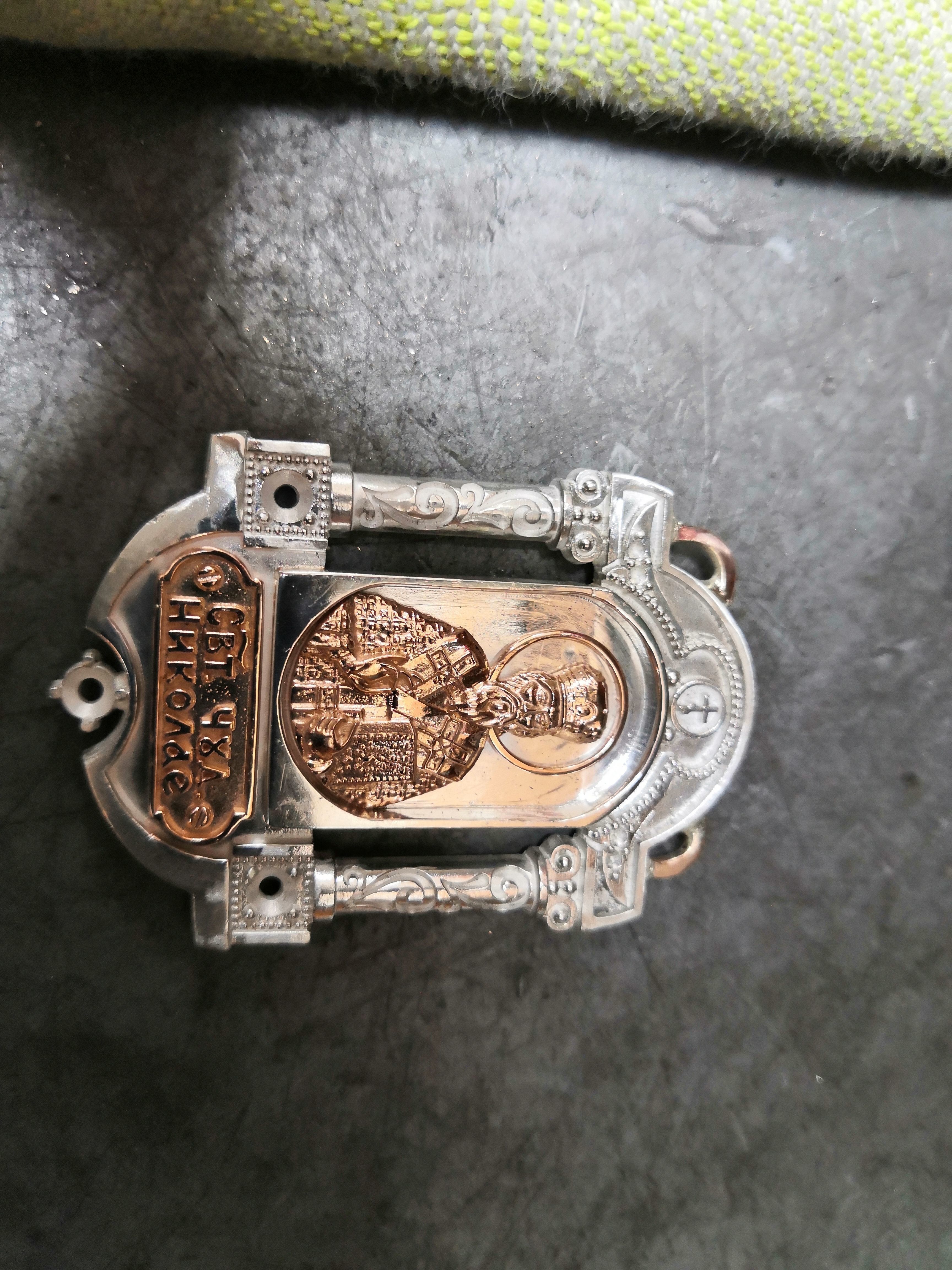 religious icon St Nicholas jewelry pendants  3D print model_18