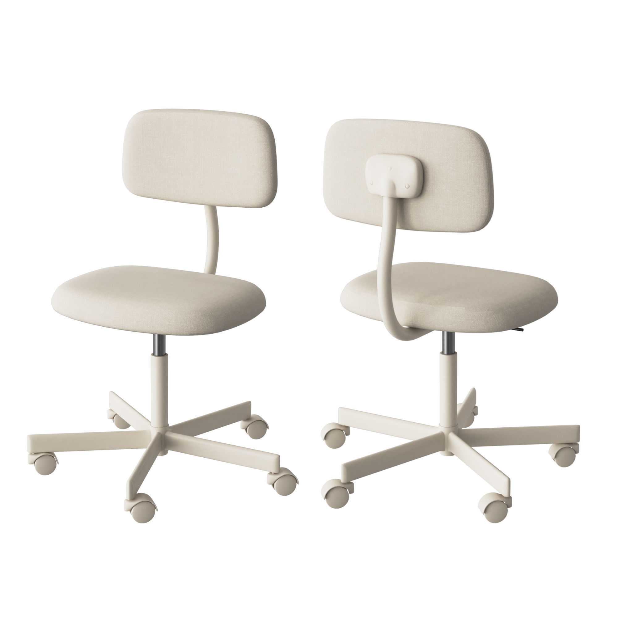 BLECKBERGET ikea office chair 3D model_2