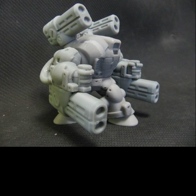 CHIBI-TECH SD - POSEIDON CORE  3D print model_10
