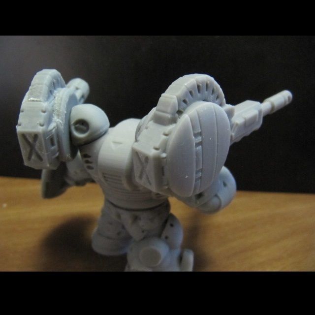 CHIBI-TECH SD - POSEIDON CORE  3D print model_6
