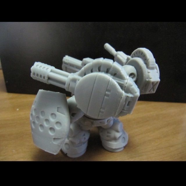 CHIBI-TECH SD - POSEIDON CORE  3D print model_7
