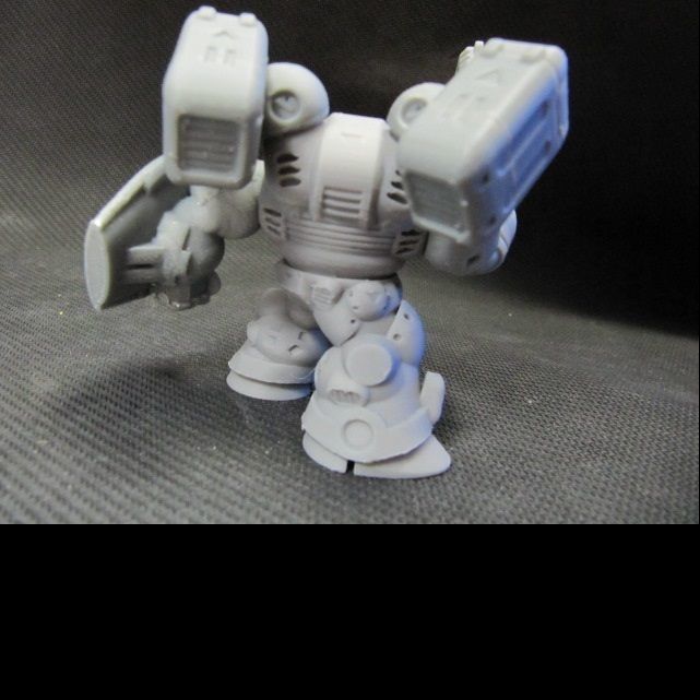 CHIBI-TECH SD - POSEIDON CORE  3D print model_13