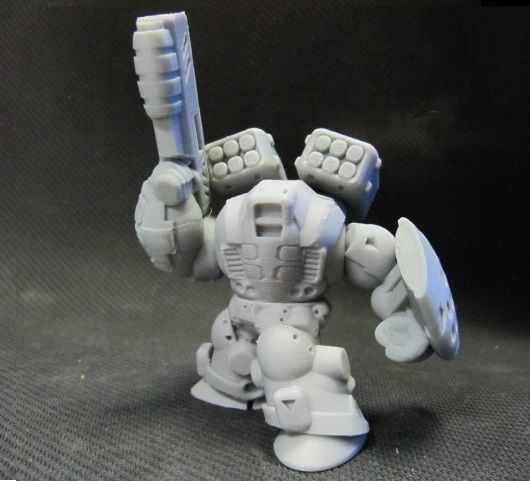 CHIBI-TECH SD - POSEIDON CORE  3D print model_14