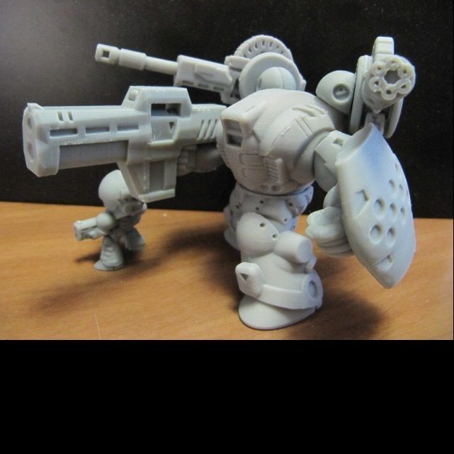 CHIBI-TECH SD - POSEIDON CORE  3D print model_4