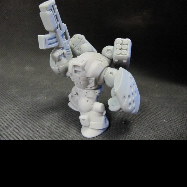 CHIBI-TECH SD - POSEIDON CORE  3D print model_12