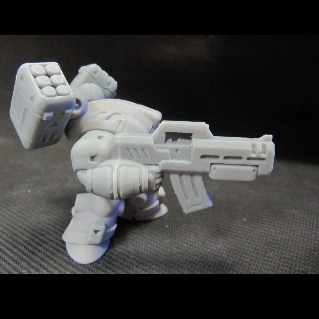 CHIBI-TECH SD - POSEIDON CORE  3D print model_8