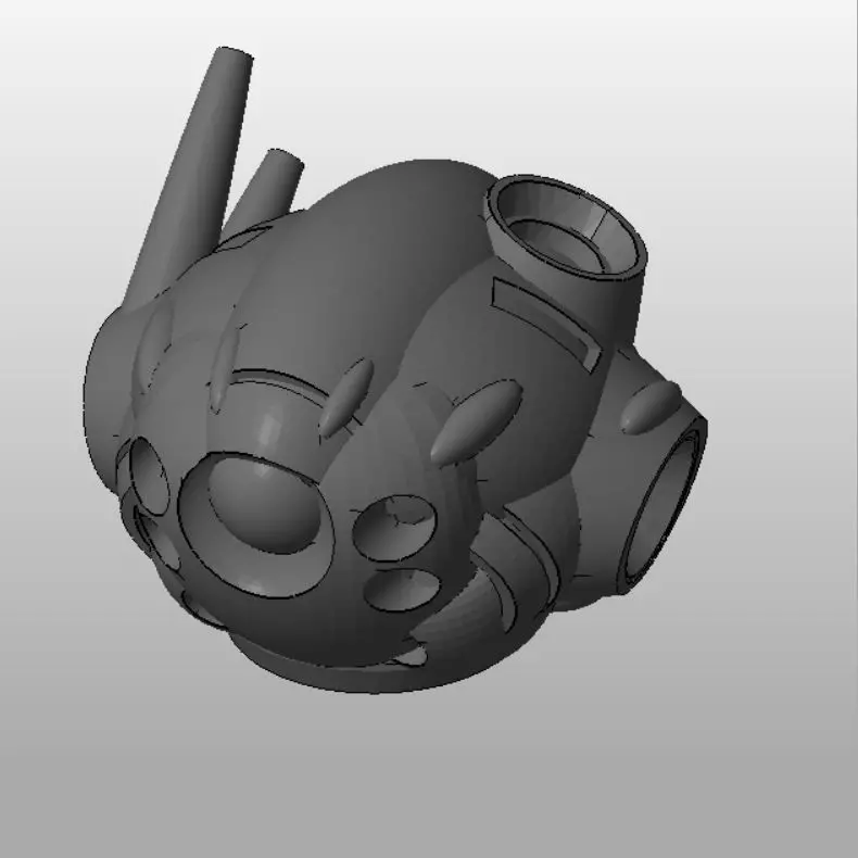CHIBI-TECH SD - CYCLOPS CORE 3D print model_0