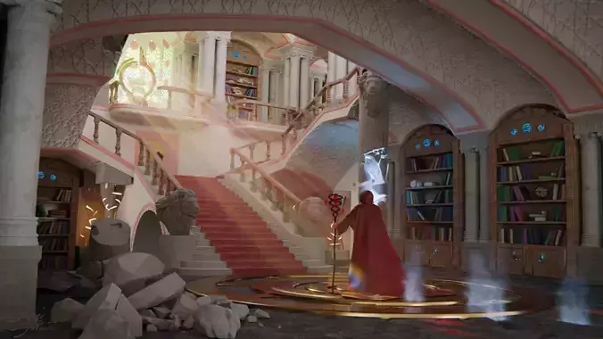  scene magic library 3D model
