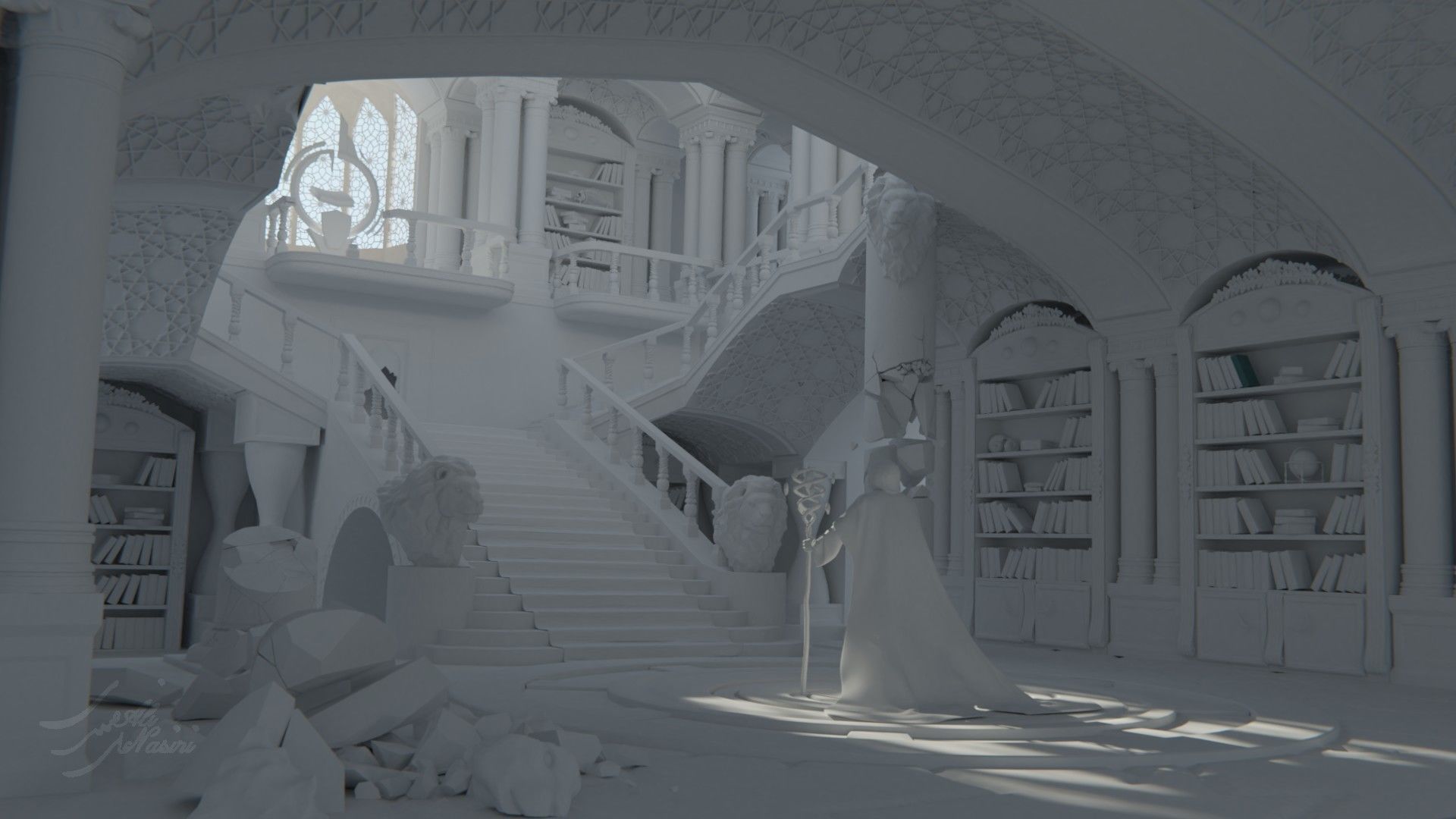  scene magic library 3D model_1