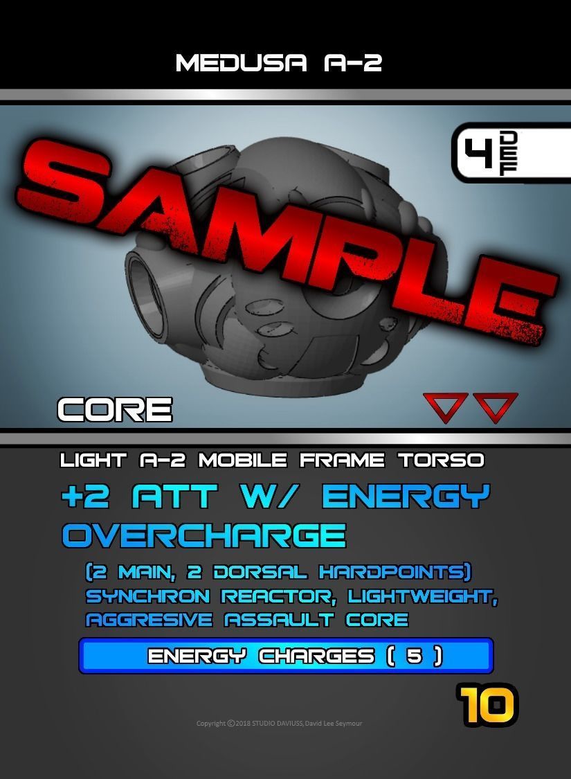 CHIBI-TECH SD - MEDUSA CORE  3D print model_9