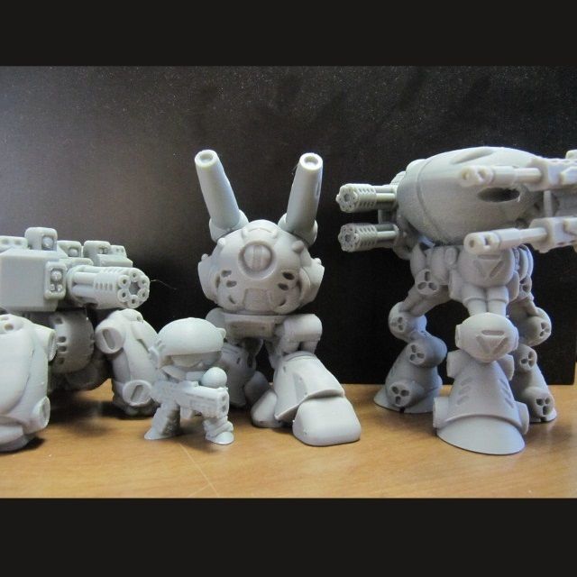 CHIBI-TECH SD - MEDUSA CORE  3D print model_8