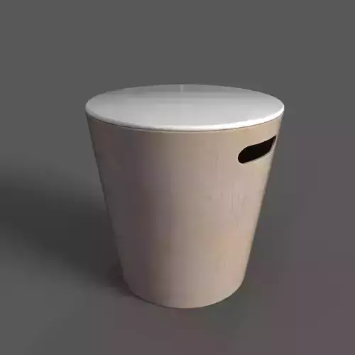 WoodrowStool wooden stool with top