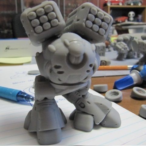 CHIBI-TECH SD - NAUTILUS CORE  3D print model_5