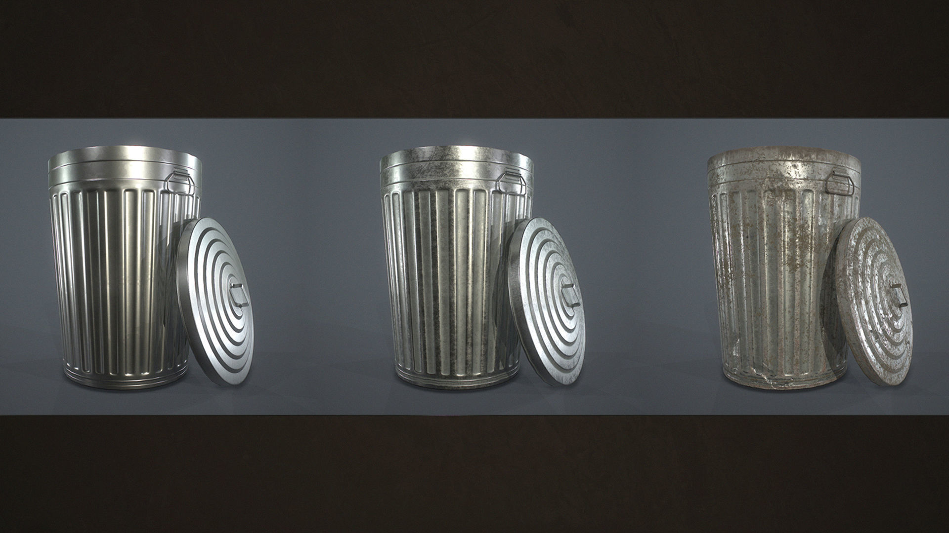 Urban Trash Pack Vol 3 Low-poly 3D model_16