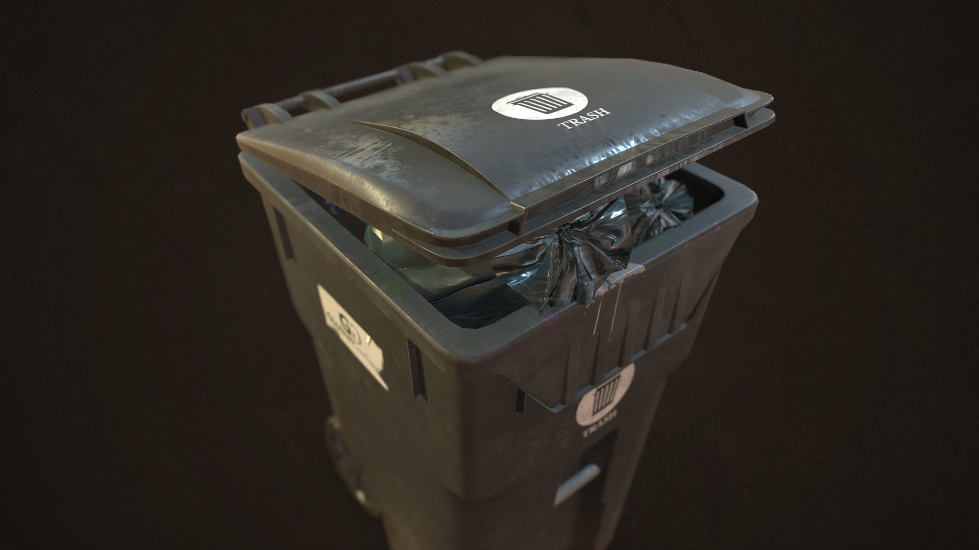 Urban Trash Pack Vol 3 Low-poly 3D model_13