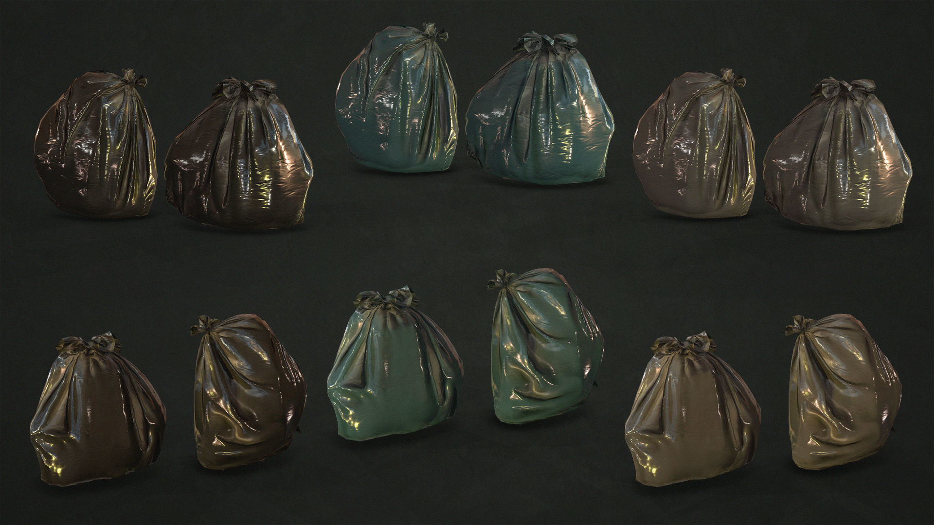 Urban Trash Pack Vol 3 Low-poly 3D model_15