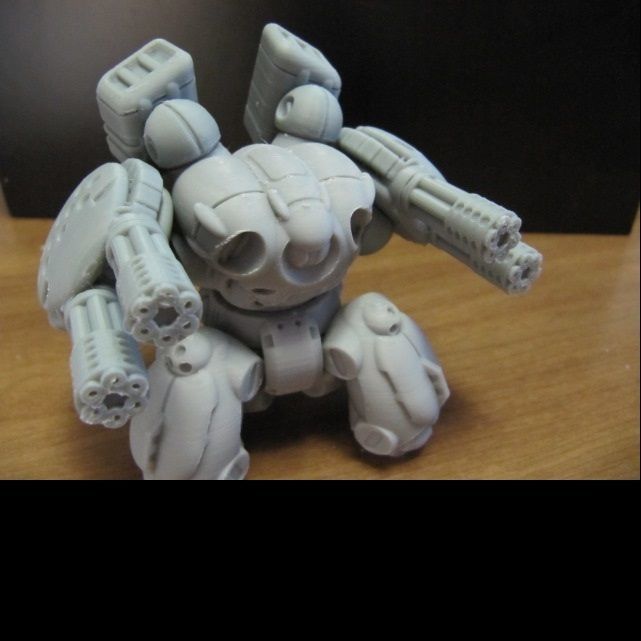 CHIBI-TECH SD - KRAKEN CORE  3D print model_7