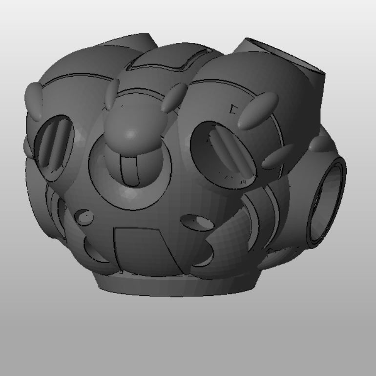 CHIBI-TECH SD - KRAKEN CORE  3D print model_1