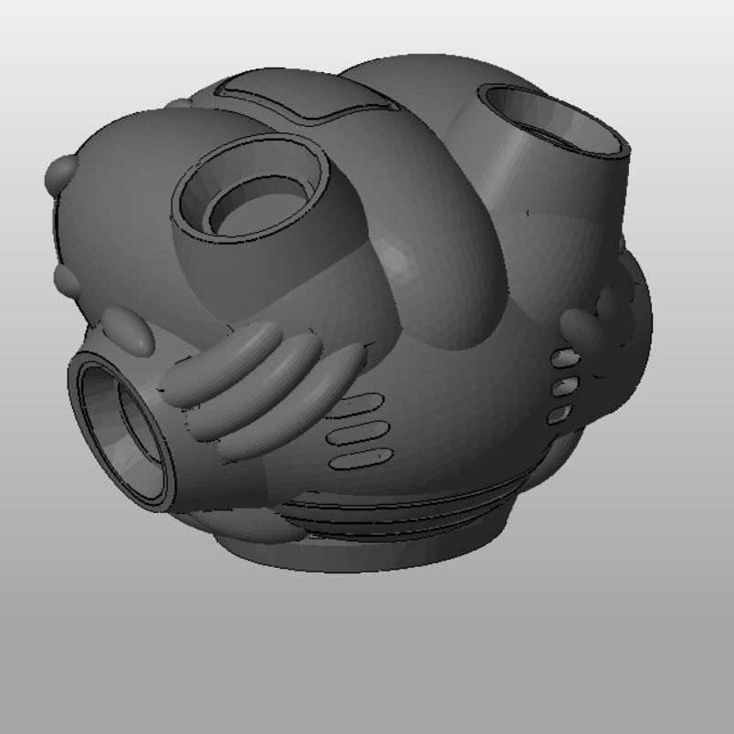 CHIBI-TECH SD - KRAKEN CORE  3D print model_2