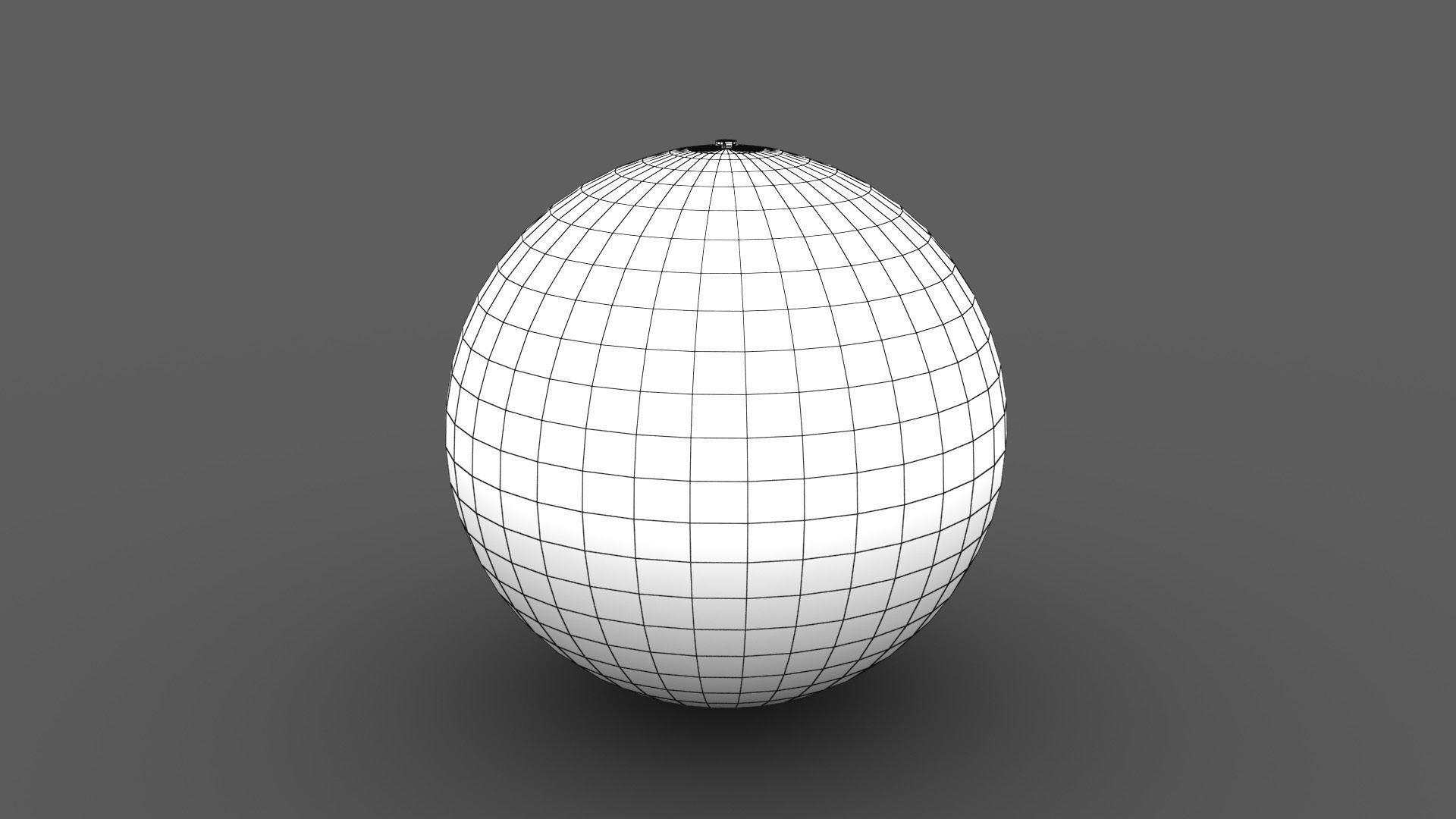 Beach Ball Low-poly 3D model_6