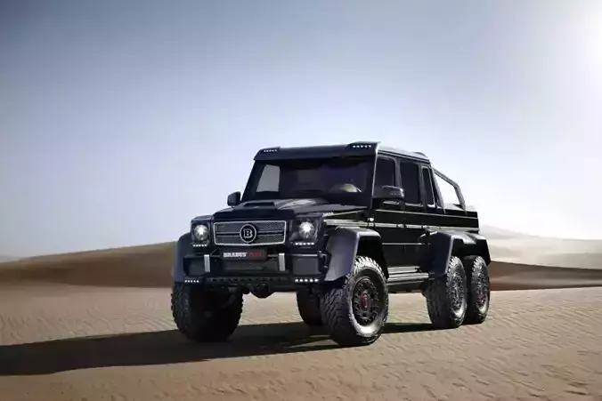 g700 brabus 6x6 3d model