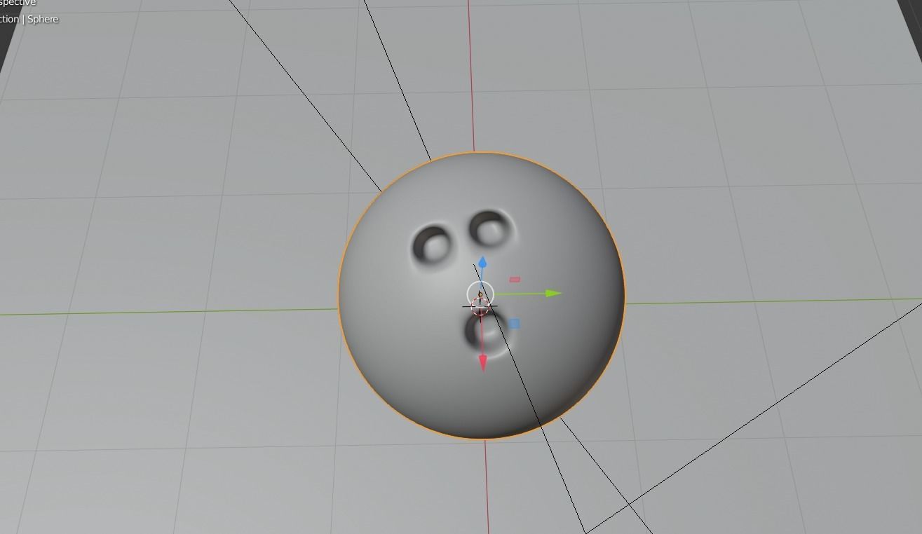 Bowling Ball Marble 3D model_3