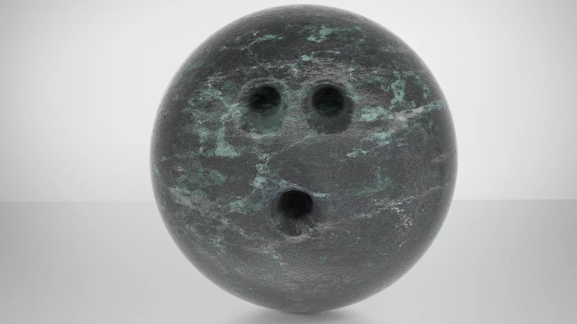 Bowling Ball Marble 3D model_0