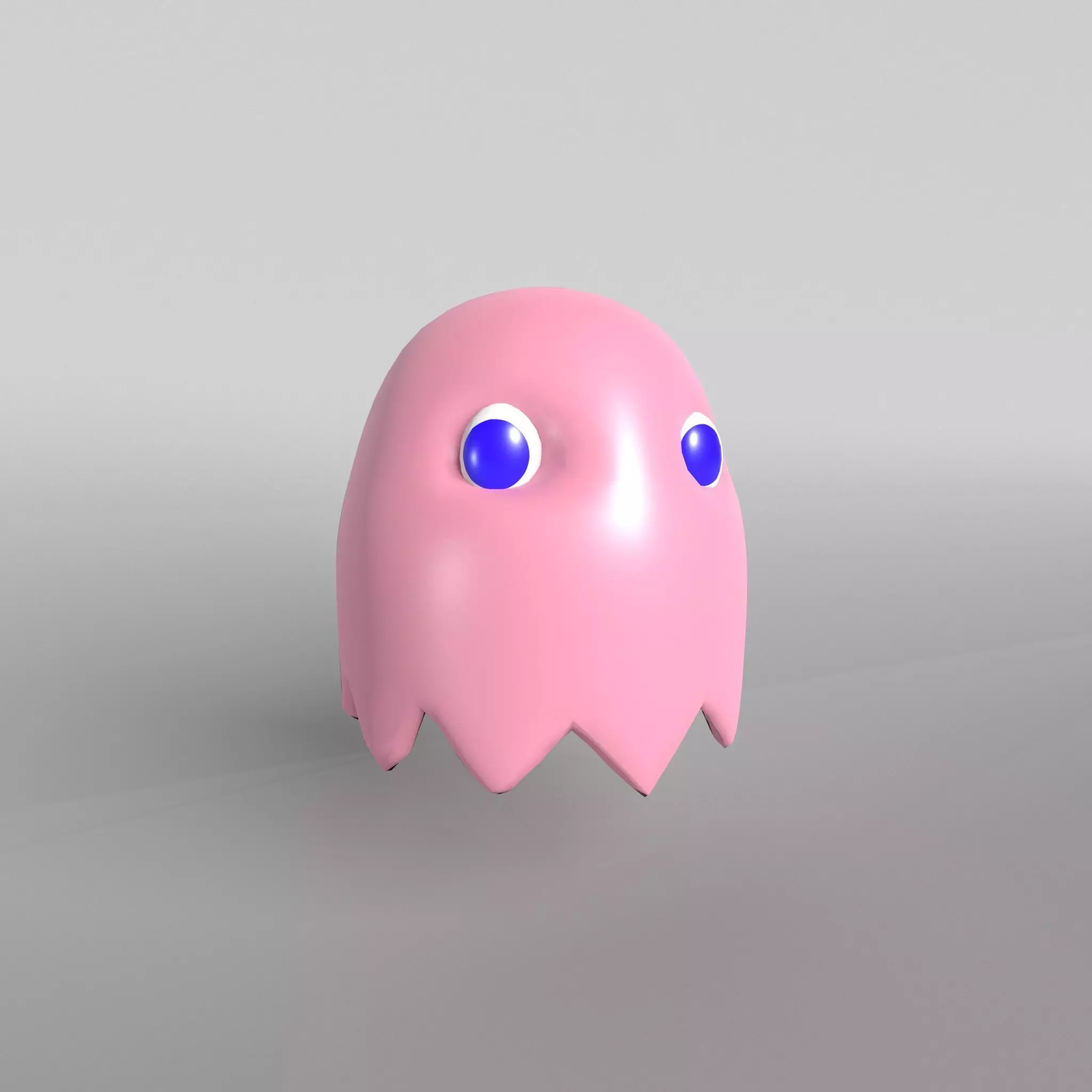 Pinky Version 2 Low-poly 3D model_0