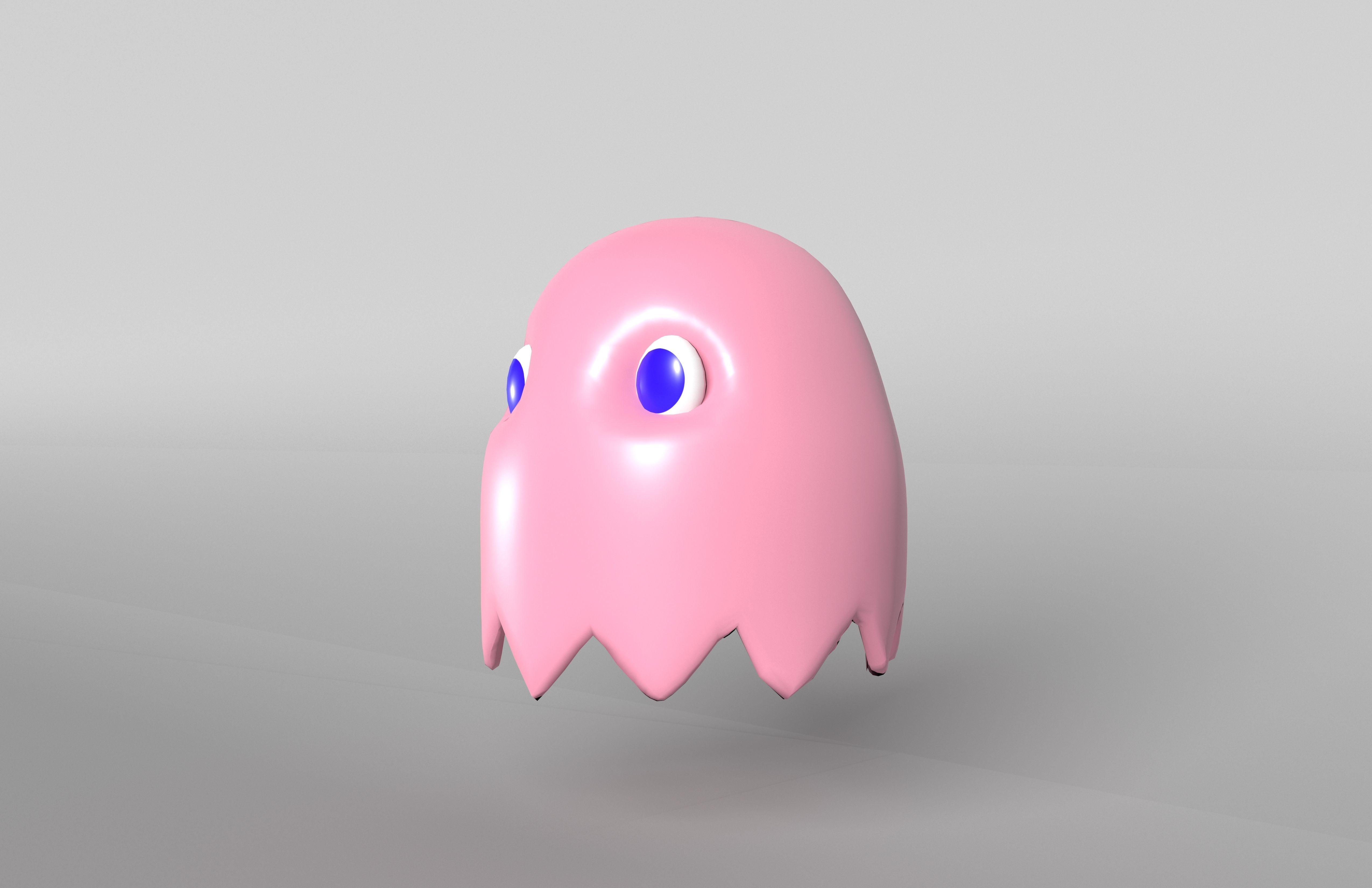 Pinky Version 2 Low-poly 3D model_2