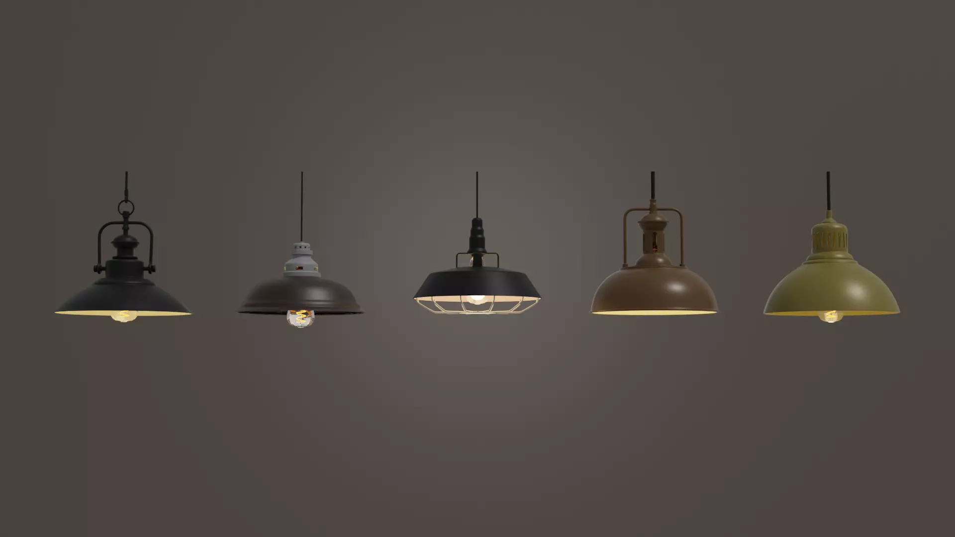 Pendant light ceiling 3D model