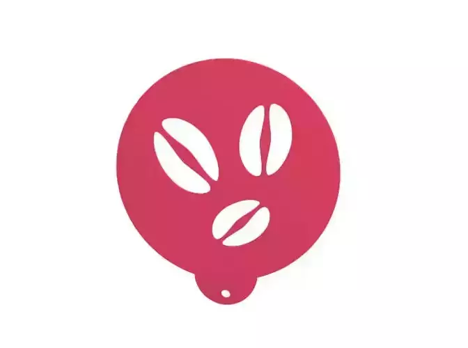 Coffee - Food stencil