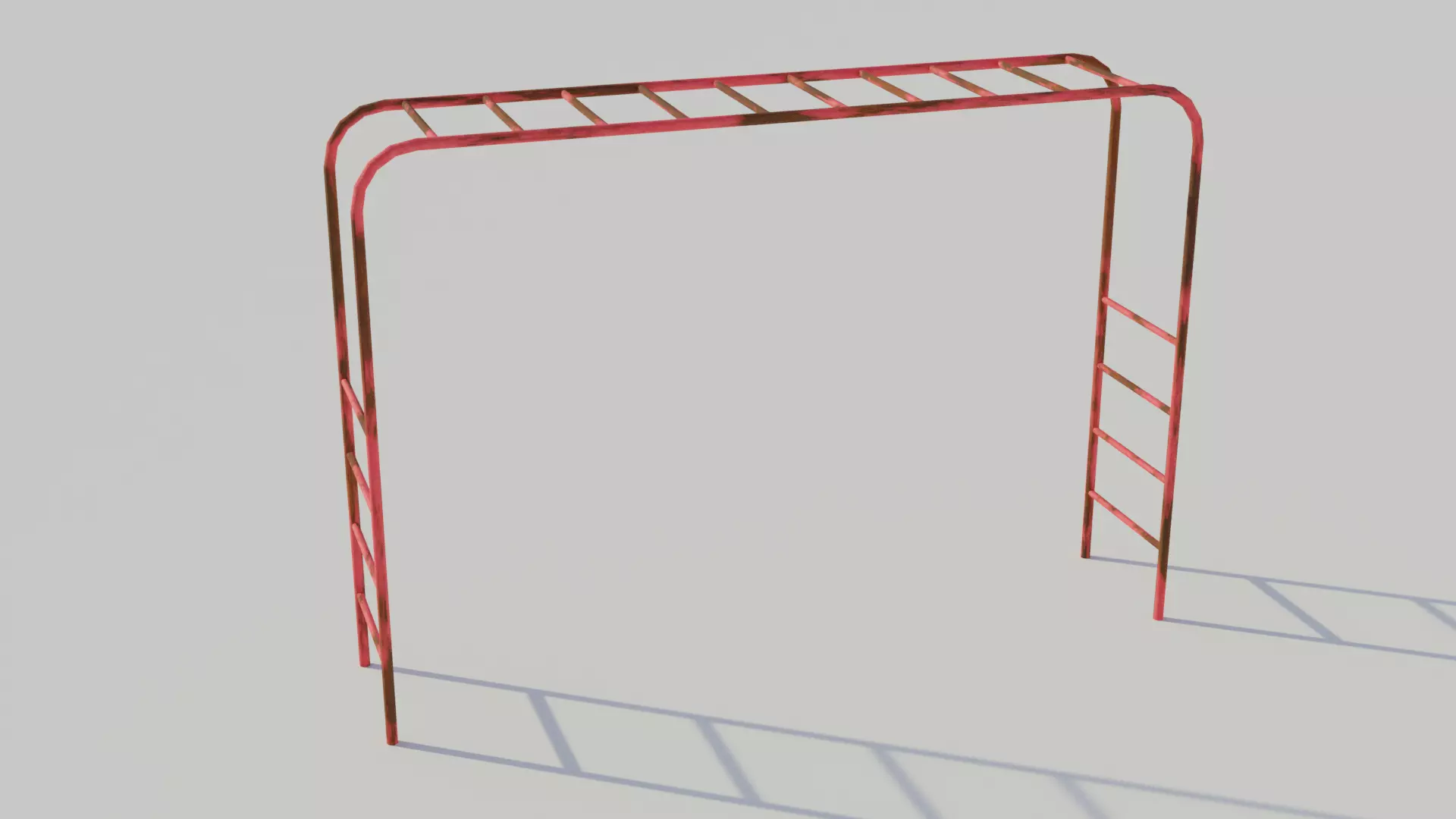 Playground Monkey Bars - Low-poly PBR Low-poly 3D model