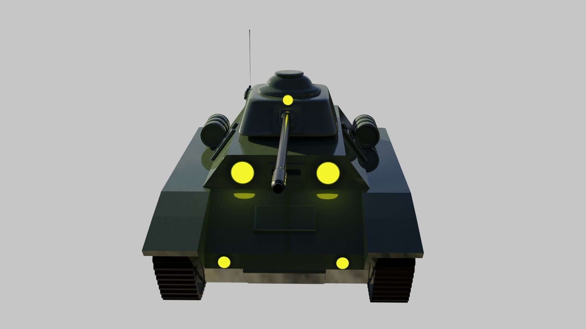 War Tank 3D model_1