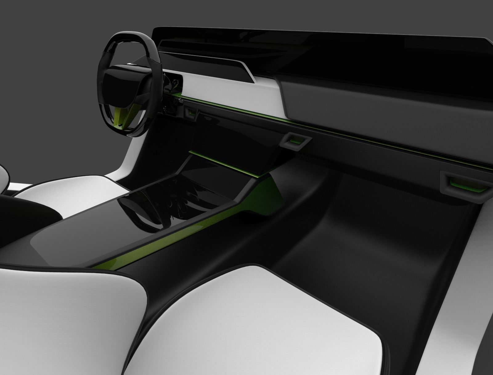 Car interior concept 3D model_8