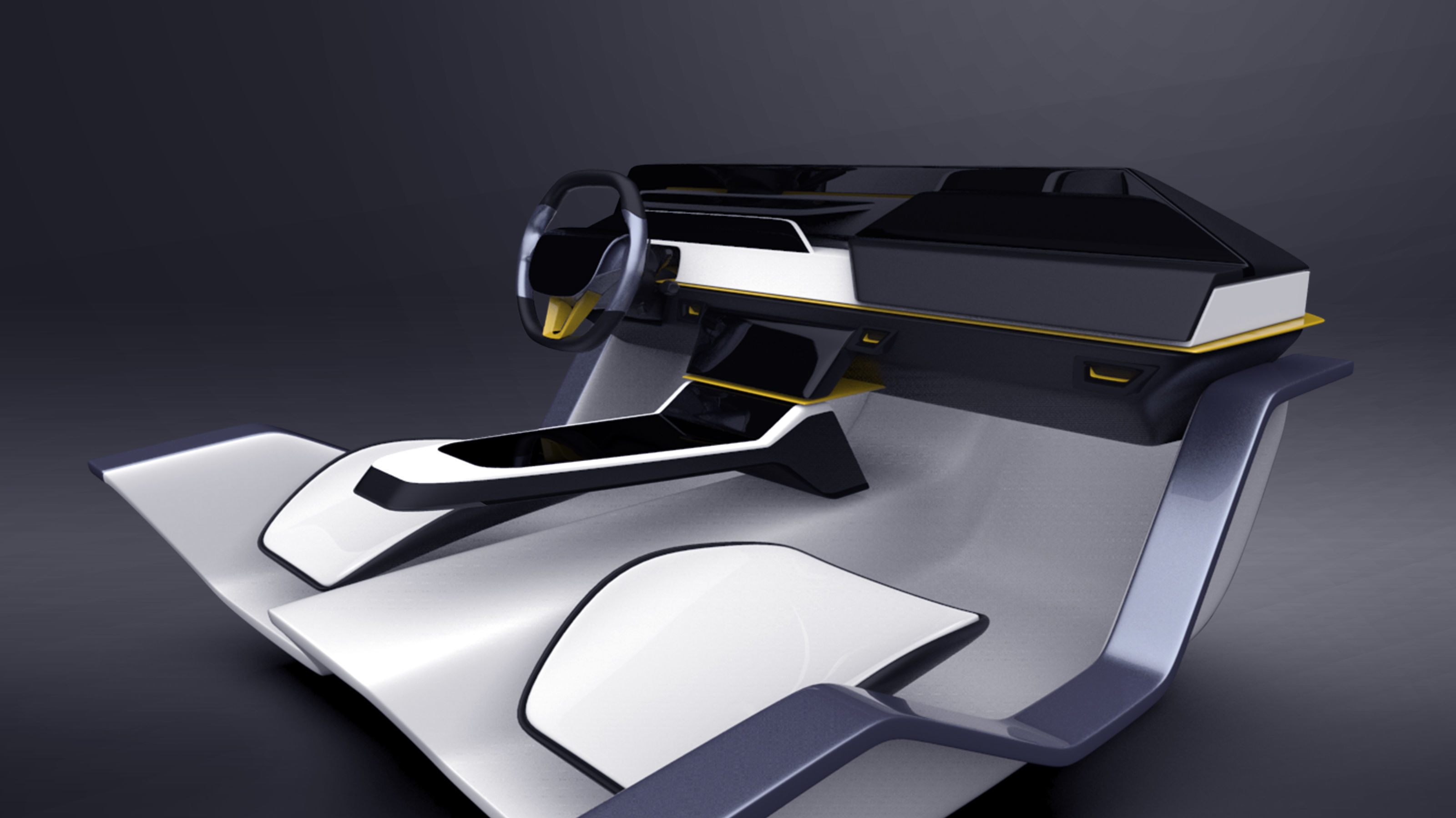 Car interior concept 3D model_1