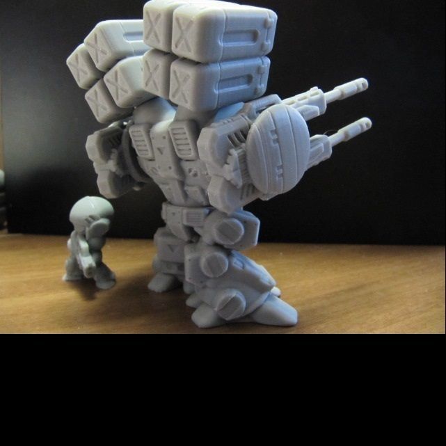 CHIBI-TECH SD - MANTICORE CORE  3D print model_15