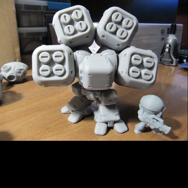 CHIBI-TECH SD - MANTICORE CORE  3D print model_4