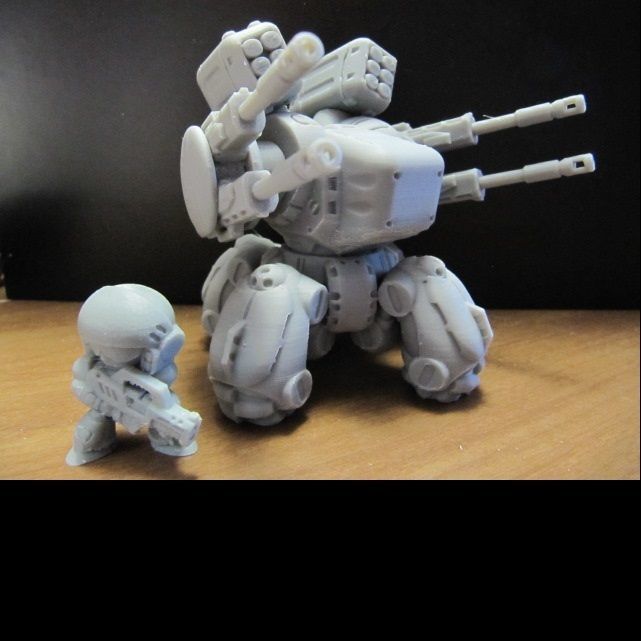CHIBI-TECH SD - MANTICORE CORE  3D print model_16