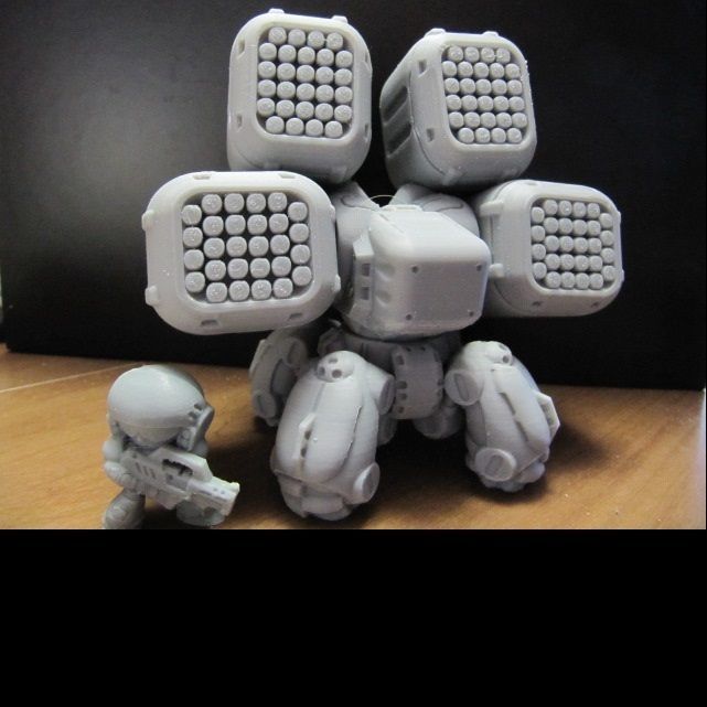 CHIBI-TECH SD - MANTICORE CORE  3D print model_9