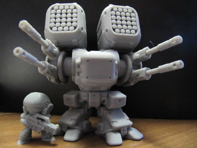 CHIBI-TECH SD - MANTICORE CORE  3D print model_13