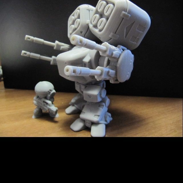 CHIBI-TECH SD - MANTICORE CORE  3D print model_14