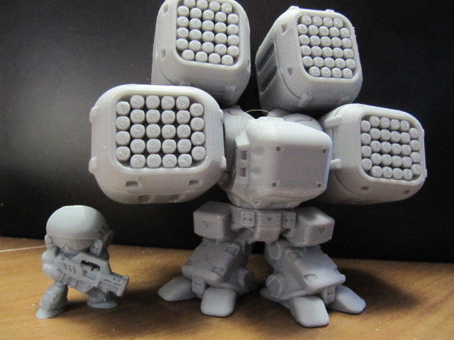 CHIBI-TECH SD - MANTICORE CORE  3D print model_7