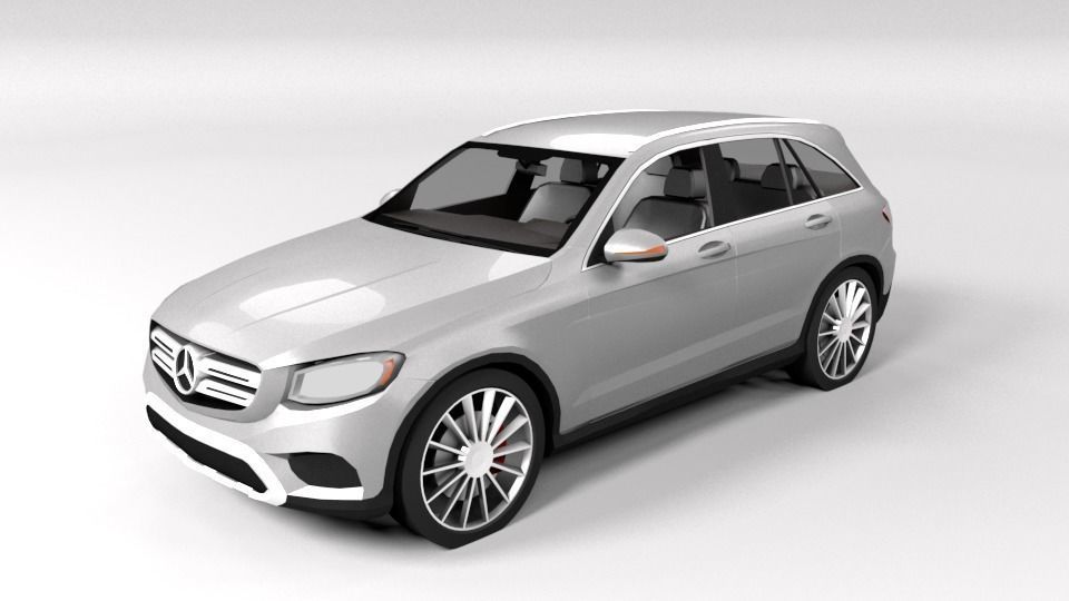MERCEDES GLC 2016 LOWPOLY Low-poly 3D model_6