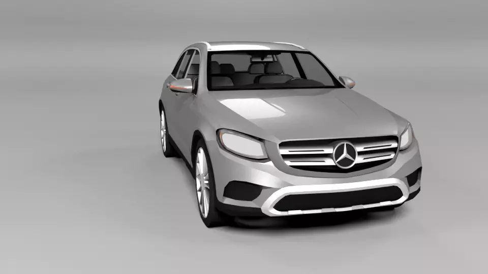 MERCEDES GLC 2016 LOWPOLY Low-poly 3D model_0