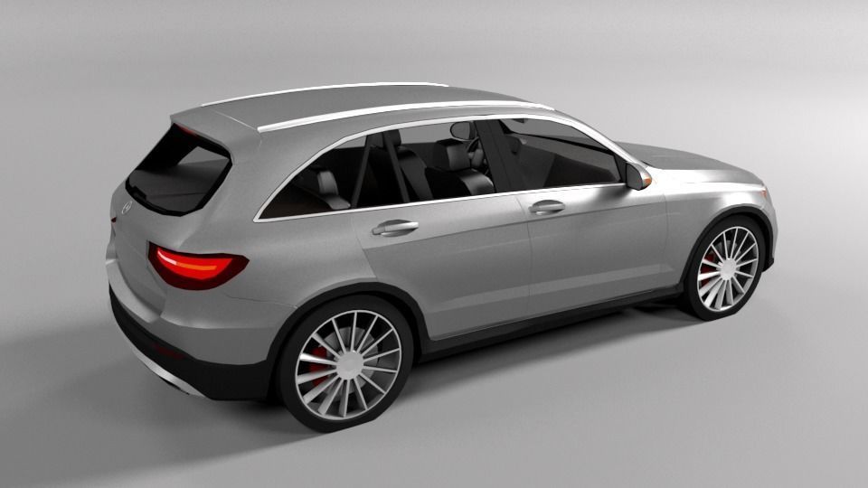 MERCEDES GLC 2016 LOWPOLY Low-poly 3D model_4